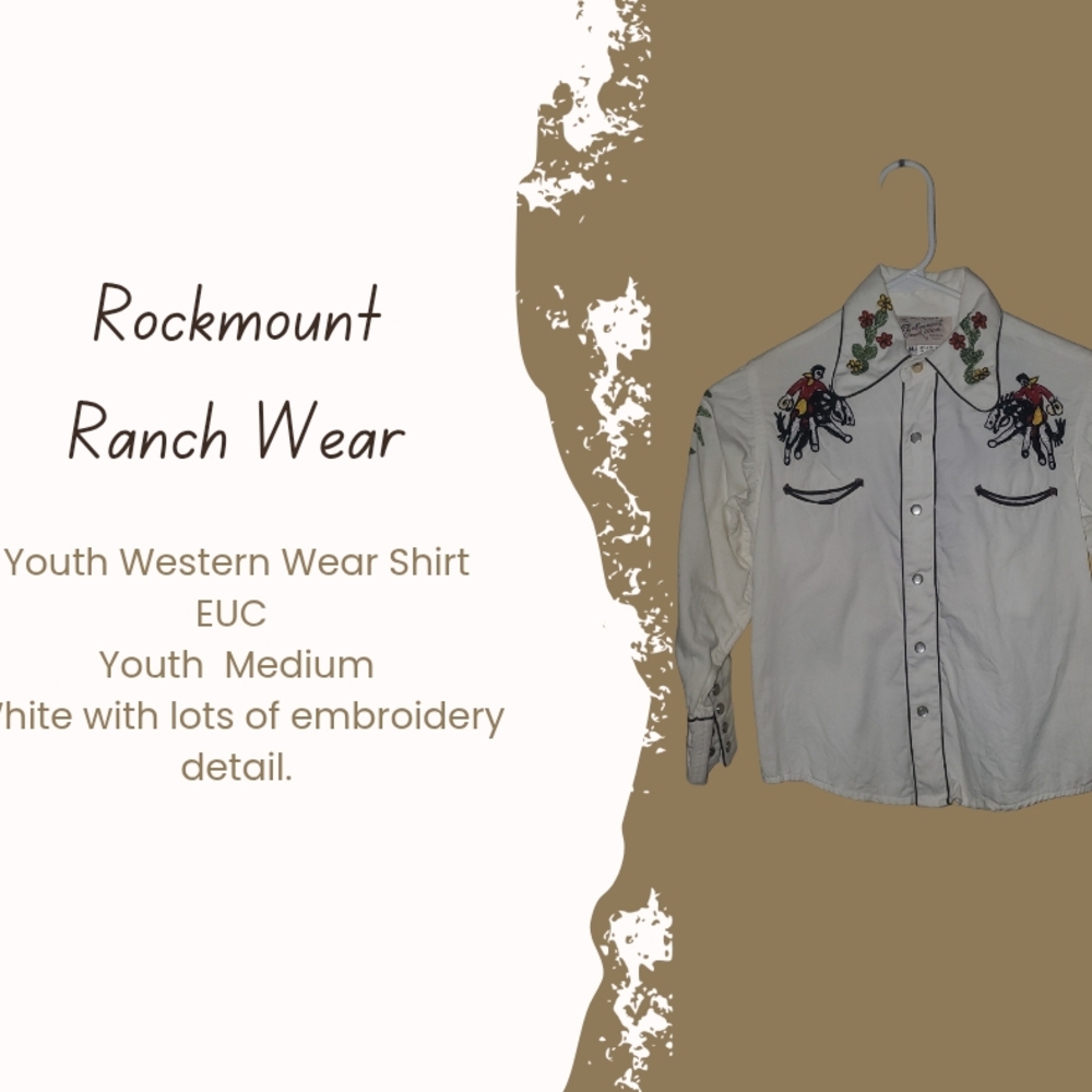 Rockmount Ranch Wear Embroidered Shirt